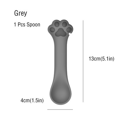 3 u 1 Silikonski poklopac za konzerve za pse i mačke za višekratnu upotrebu Prijenosni zatvarač za hranu Žlica Poklopac za hranu za kućne ljubimce Svježi limeni poklopci za limenke Čep Dodaci za kućne ljubimce