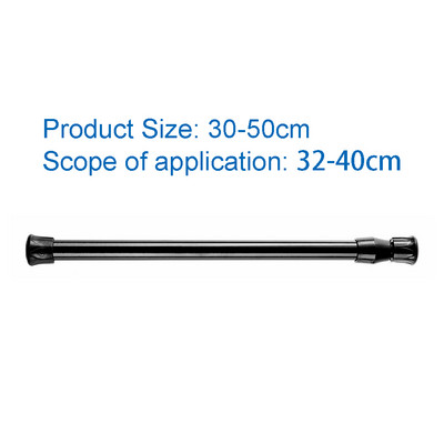 Ištraukiamas mažas užuolaidų strypas, universalus spyruoklinis strypas, įtempiamas užuolaidų bėgis, tinklelis, užuolaidų strypai, teleskopinės durys