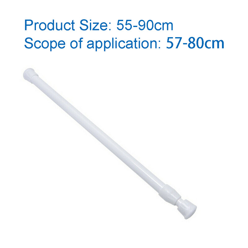 Ištraukiamas mažas užuolaidų strypas, universalus spyruoklinis strypas, įtempiamas užuolaidų bėgis, tinklelis, užuolaidų strypai, teleskopinės durys