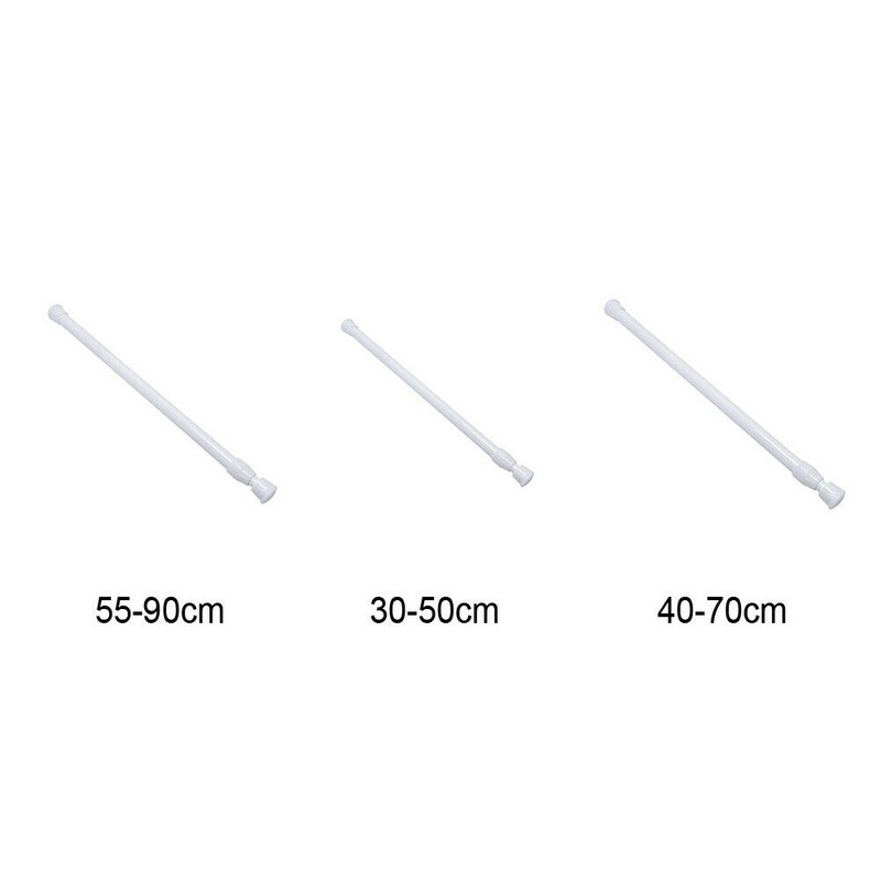 Ištraukiamas mažas užuolaidų strypas, universalus spyruoklinis strypas, įtempiamas užuolaidų bėgis, tinklelis, užuolaidų strypai, teleskopinės durys