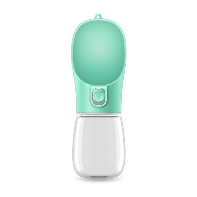 Pārnēsājams suņu ūdens pudeles pārtikas un ūdens trauks suņu mājdzīvniekiem.