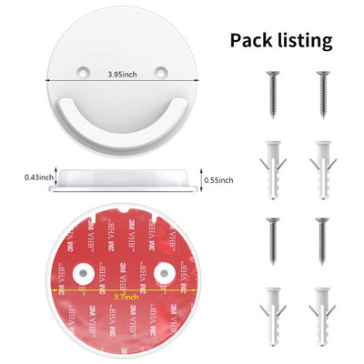 2 vnt dušo užuolaidų strypo laikiklis 4 colių skersmens universalus akrilinis lipnus sieninis laikiklis dušo užuolaidų strypui