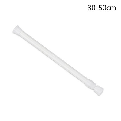 1 bucată nouă multifuncțională cu arc, extensibil, telescopic, reglabil, plasă, tensiune, șină de perdea, stâlp, tije, umeraș încărcat