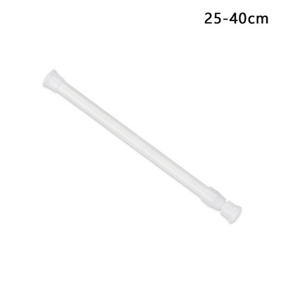 1 bucată nouă multifuncțională cu arc, extensibil, telescopic, reglabil, plasă, tensiune, șină de perdea, stâlp, tije, umeraș încărcat
