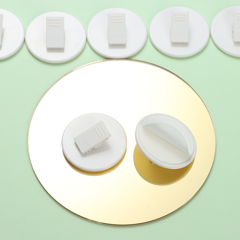 1 vnt. balti lipnūs užuolaidų segtukai nuo vėjo apsaugotas nuo purslų namų vonios kambarys besiūliai dušo užuolaidų laikikliai tvirtinimo segtukai sagtis