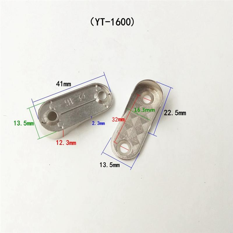 Ovalni kraj šipke za ormar Nosači Namještaj Hardver Dodaci Potporni nosač cijevi za ormar Držač šipke za vješanje odjeće