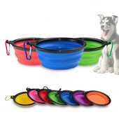 350/1000 ml velika sklopiva zdjela za pse Putni pribor Puppy Food Dish suha hrana za pse Bowl Cat Container posuda za piće za pse