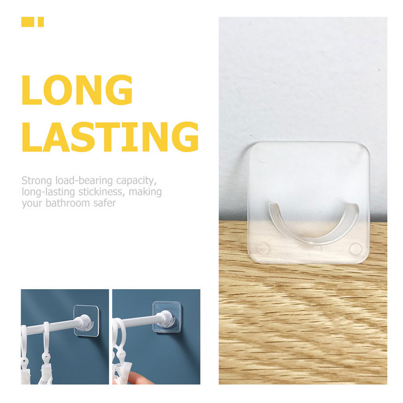 Stieņa aizkaru dušas turētāji turētāju kronšteini staba vēdera kronšteini romiešu spriegošanas turētāji aiztures žalūzijas vannas sliedes āķi