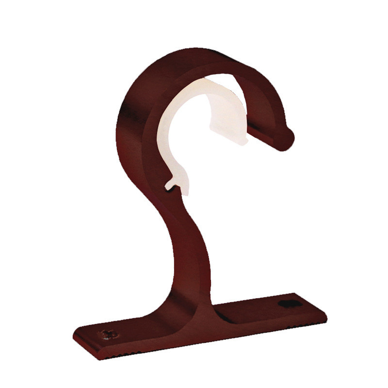 1 gab. aizkaru stieņa alumīnija sakausējuma bieza viena kronšteina augšējā stiprinājuma kronšteins (rožu zelts)