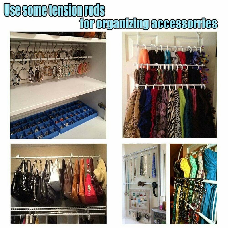 Višenamjenska produljiva šipka s oprugom 18-110 cm Podesiva zavjesa Teleskopski stup Kućanske šipke za vješanje Kupaonski proizvod