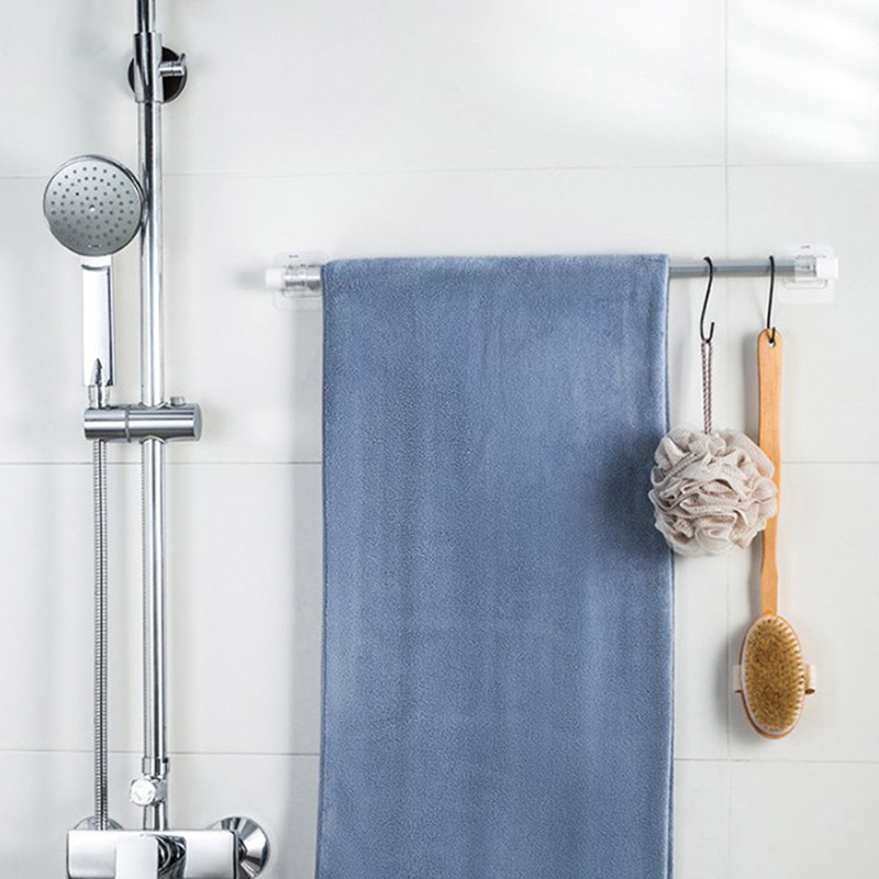 2 vnt. Reguliuojamas be nagų užuolaidų strypo laikiklio laikiklio spaustuko kabliukai strypo laikiklio laikikliai Lipni sieninė užuolaidų fiksuota spaustuko kabliukas