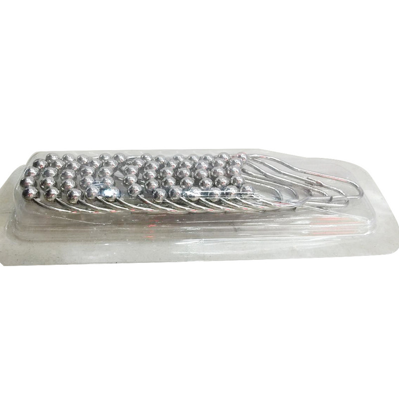 Prsten za zavjese za tuširanje od 12 komada Nehrđajuće kuke za zavjese za tuš klizeće metalne prstenove za kupaonske šipke za tuširanje Zavjese