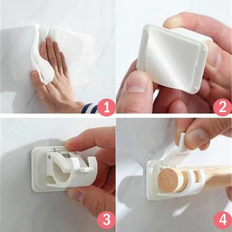 Küüntevabad reguleeritavad vardahoidjad Isekleepuv seinakinnitus kardinapuu seinaklambrid käterätikuivati hoidik dušikardinahoidja klamber