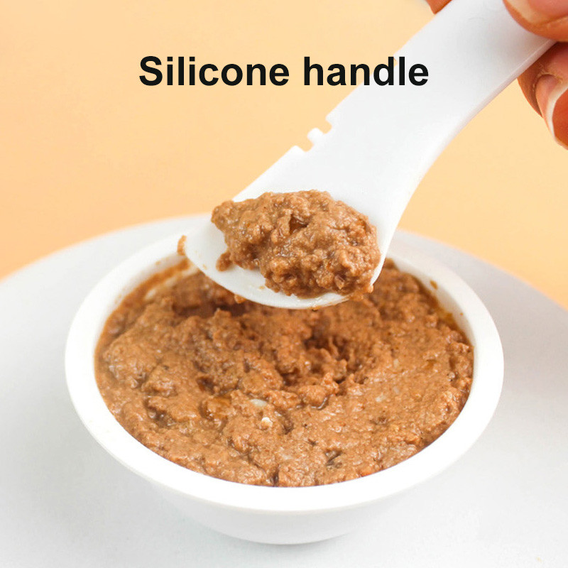 Daudzfunkciju mājdzīvnieku konservi karotes burku attaisāmais kucēnu barošana maisīšana mitrā sausā liekšķere Kaķim suņiem Aksesuāri Barotājs Lāpsta Mājdzīvnieki Galda piederumi