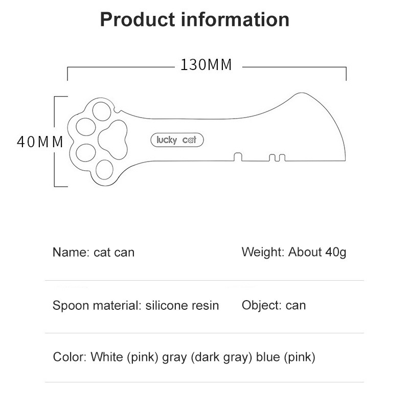 Daudzfunkciju mājdzīvnieku konservi karotes burku attaisāmais kucēnu barošana maisīšana mitrā sausā liekšķere Kaķim suņiem Aksesuāri Barotājs Lāpsta Mājdzīvnieki Galda piederumi
