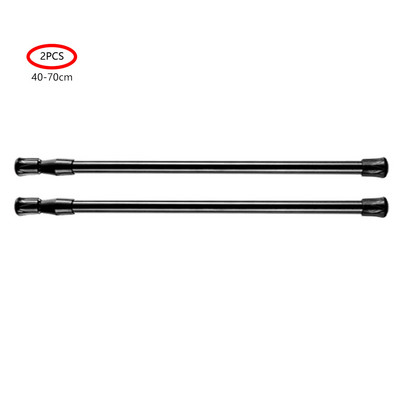 2 podesive šipke za zavjese s oprugom za kupaonicu na izvlačenje Teleskopska mreža za zatezanje prozora za ormar Šipke za šipke za ormar