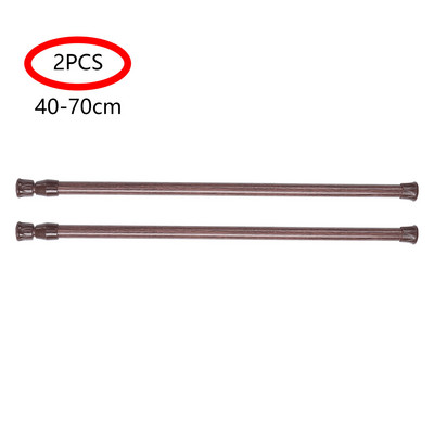 2 podesive šipke za zavjese s oprugom za kupaonicu na izvlačenje Teleskopska mreža za zatezanje prozora za ormar Šipke za šipke za ormar