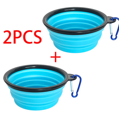 350\650\1000ml Velika sklopiva zdjela za pse Putni dodaci Posuda za štence Posuda za hranu Dodaci za putovanja Posuda za mačke Boca vode