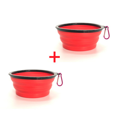 350\650\1000ml Velika sklopiva zdjela za pse Putni dodaci Posuda za štence Posuda za hranu Dodaci za putovanja Posuda za mačke Boca vode