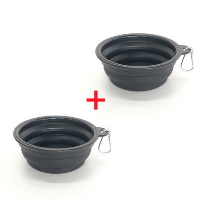 350\650\1000ml Velika sklopiva zdjela za pse Putni dodaci Posuda za štence Posuda za hranu Dodaci za putovanja Posuda za mačke Boca vode