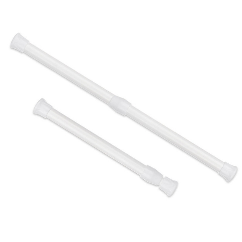 1kom produljiva kupaonska viseća zavjesa za tuš kabinu Podesiva teleskopska vješalica za šipku za zavjese Dodaci za ormar