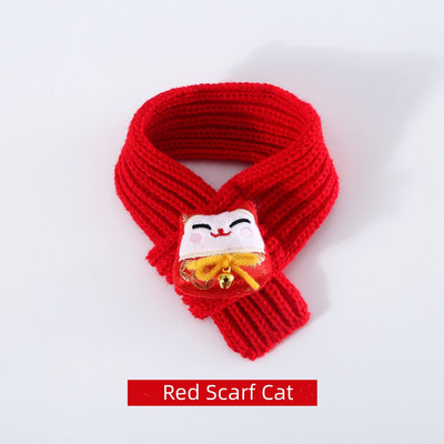 2023 Nova godina Zec Mrkva Lucky Cat Bag Kućni ljubimac Mačka Pas Pređa za pletenje Svečani šal Bib Pletenje Pseći šal Mačka Blagdanski dar Ovratnik