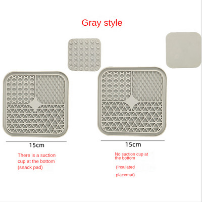 1 KOM Silikonska podloga za lizanje Kućni ljubimac Podloga za lizanje pasa za kupanje Maslac od kikirikija Sporo jedenje Hranilica za lizanje Mačke Podloga za lizanje Podloga za hranjenje pasa za lizanje