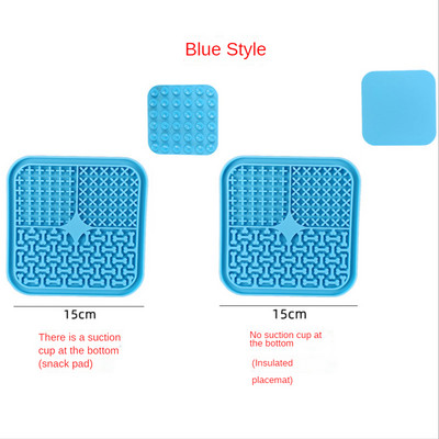 1 KOM Silikonska podloga za lizanje Kućni ljubimac Podloga za lizanje pasa za kupanje Maslac od kikirikija Sporo jedenje Hranilica za lizanje Mačke Podloga za lizanje Podloga za hranjenje pasa za lizanje