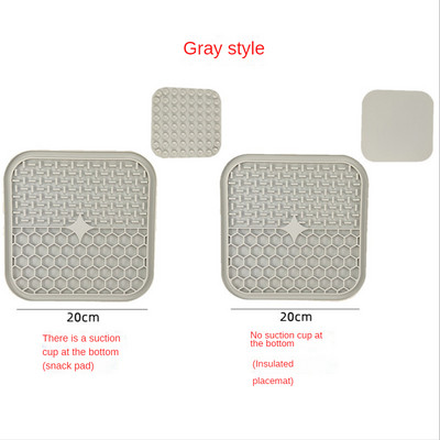 1 KOM Silikonska podloga za lizanje Kućni ljubimac Podloga za lizanje pasa za kupanje Maslac od kikirikija Sporo jedenje Hranilica za lizanje Mačke Podloga za lizanje Podloga za hranjenje pasa za lizanje