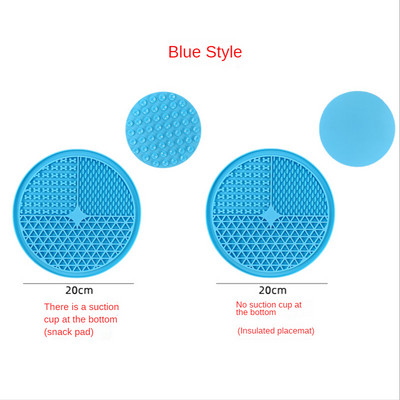 1 KOM Silikonska podloga za lizanje Kućni ljubimac Podloga za lizanje pasa za kupanje Maslac od kikirikija Sporo jedenje Hranilica za lizanje Mačke Podloga za lizanje Podloga za hranjenje pasa za lizanje