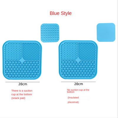 1 KOM Silikonska podloga za lizanje Kućni ljubimac Podloga za lizanje pasa za kupanje Maslac od kikirikija Sporo jedenje Hranilica za lizanje Mačke Podloga za lizanje Podloga za hranjenje pasa za lizanje