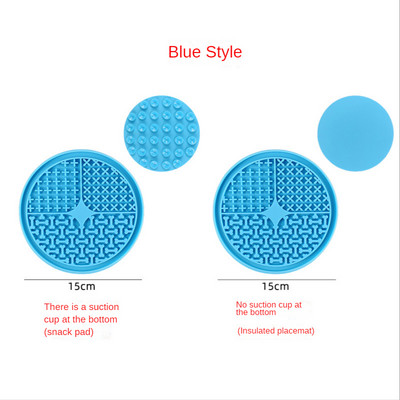 1 KOM Silikonska podloga za lizanje Kućni ljubimac Podloga za lizanje pasa za kupanje Maslac od kikirikija Sporo jedenje Hranilica za lizanje Mačke Podloga za lizanje Podloga za hranjenje pasa za lizanje