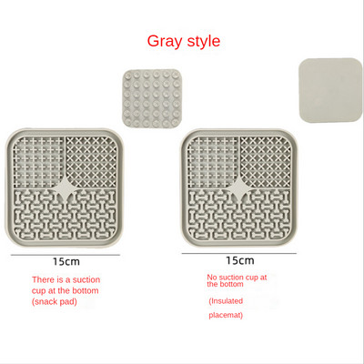 1 KOM Silikonska podloga za lizanje Kućni ljubimac Podloga za lizanje pasa za kupanje Maslac od kikirikija Sporo jedenje Hranilica za lizanje Mačke Podloga za lizanje Podloga za hranjenje pasa za lizanje