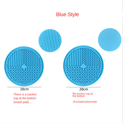 1 KOM Silikonska podloga za lizanje Kućni ljubimac Podloga za lizanje pasa za kupanje Maslac od kikirikija Sporo jedenje Hranilica za lizanje Mačke Podloga za lizanje Podloga za hranjenje pasa za lizanje