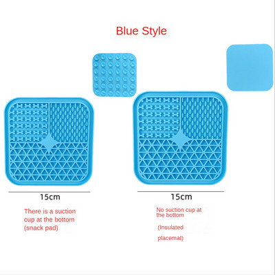 1 KOM Silikonska podloga za lizanje Kućni ljubimac Podloga za lizanje pasa za kupanje Maslac od kikirikija Sporo jedenje Hranilica za lizanje Mačke Podloga za lizanje Podloga za hranjenje pasa za lizanje