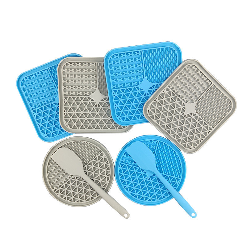 1 KOM Silikonska podloga za lizanje Kućni ljubimac Podloga za lizanje pasa za kupanje Maslac od kikirikija Sporo jedenje Hranilica za lizanje Mačke Podloga za lizanje Podloga za hranjenje pasa za lizanje