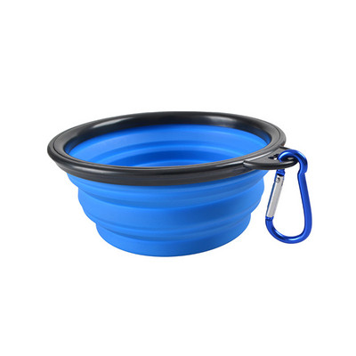 1000 ml zdjela za pse, velika sklopiva silikonska zdjela za mačke, prijenosna posuda za putovanja na otvorenom, posuda za hranu za štene, hranilica, zdjela za vodu