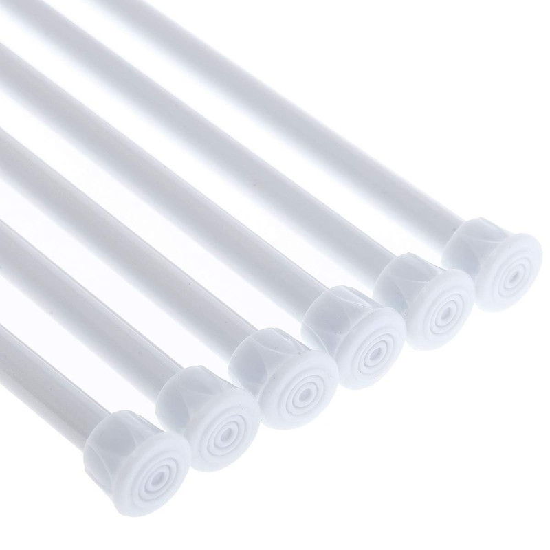 8 malih zateznih šipki 15,7 inča do 28 inča Opružna rastezljiva zavjesa Zavjesa Teleskopska zavjesa za kuhinjski ormarić Cu