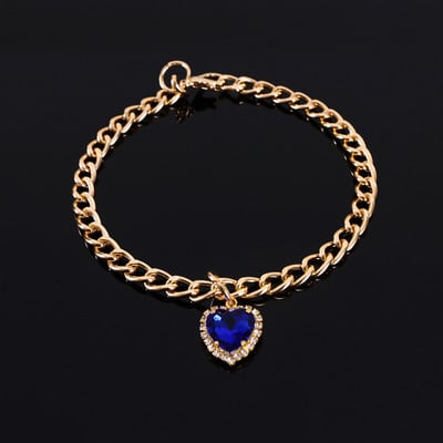 Ogrlica za kućne ljubimce, mačke, ogrlice za pse, metalna ljubav, vještački dijamant, dragi kamen, podesiva ogrlica, šarena ogrlica, dodaci za kućne ljubimce, dodaci za mačke