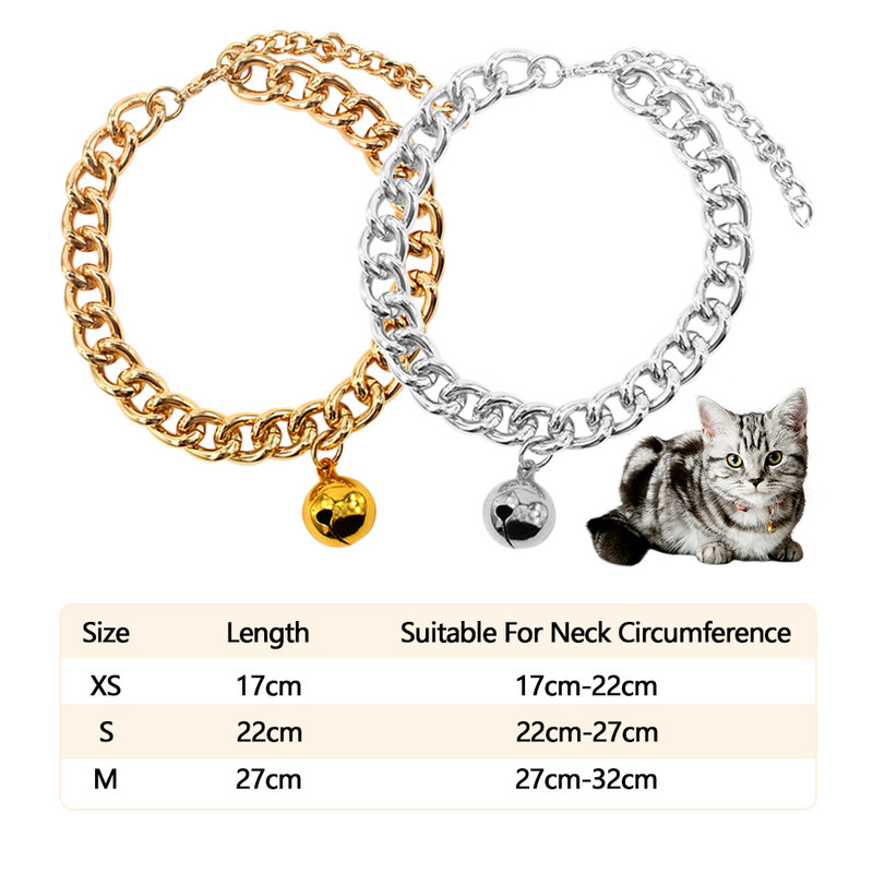 1kom ogrlica za kućne ljubimce Modno zvono Dekor Aluminijska ogrlica za pse i mačke Ogrlica za kućne ljubimce Nakit Odjevni dodaci Oprema za kućne ljubimce