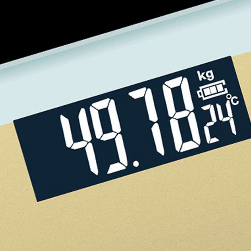 Skaitmeninės tikslios, jautrios buitinės kūno masės svarstyklės su apšviestu ekranu kasdieninei sveikatai