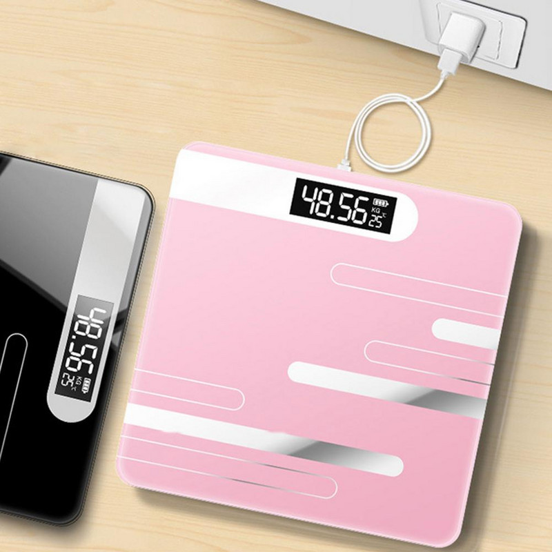 „Smooth Edge“ šiuolaikiško itin plono dizaino vonios kambario belaidės svarstyklės daugiafunkcinės kūno svorio svarstyklės, patogios sporto salėje