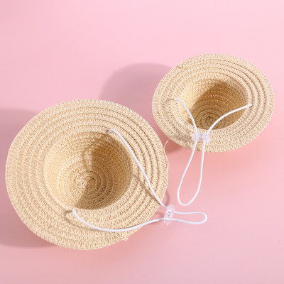 Mājdzīvnieks kaķis suns trusis austi saules aizsargi dekoratīvā cepure margrietiņa pērle saulespuķu feja dzimšanas dienas aksesuāri galvassegas cepure