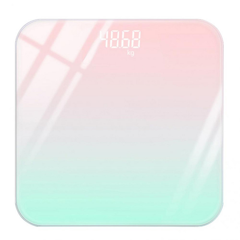 Skaitmeninės grindų svarstyklės Puikus gradientai Spalvotos grindų skaitmeninės svarstyklės Tvirta vonios kambario skalė