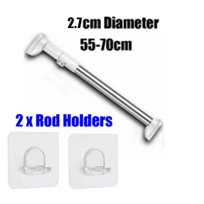 (Mulgustamine puudub) Tugeva laagriga roostevabast terasest teleskoopvarras ilma mulgustamiseta Magamistuba Vannituba Kardinapuu