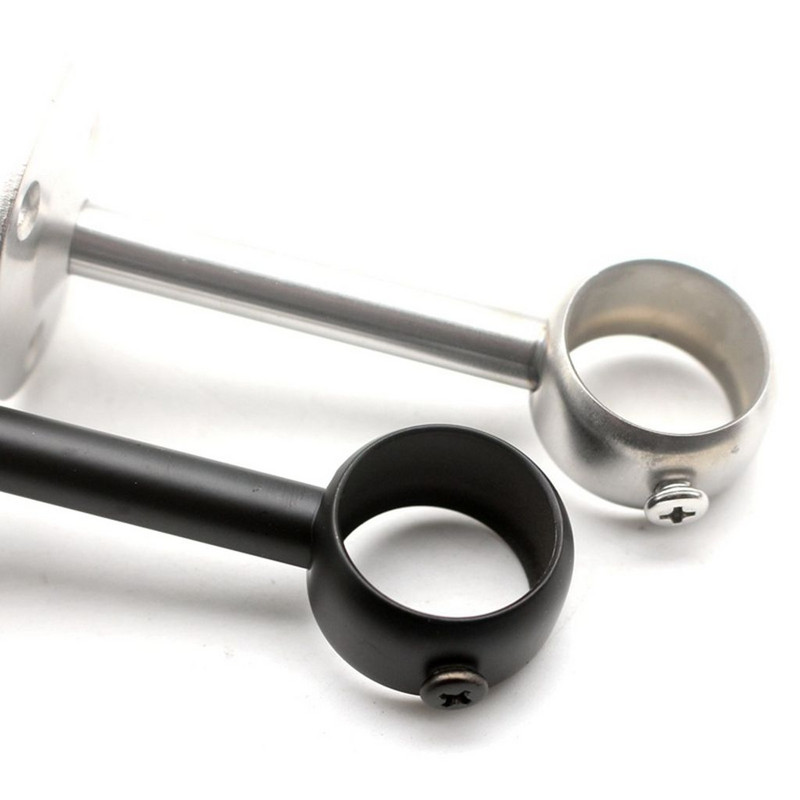 1 komplekt roostevabast terasest vastupidava kardinapuu kronsteini praktiline rippuv kardinapuu hoidja kvaliteetne kardina riistvara