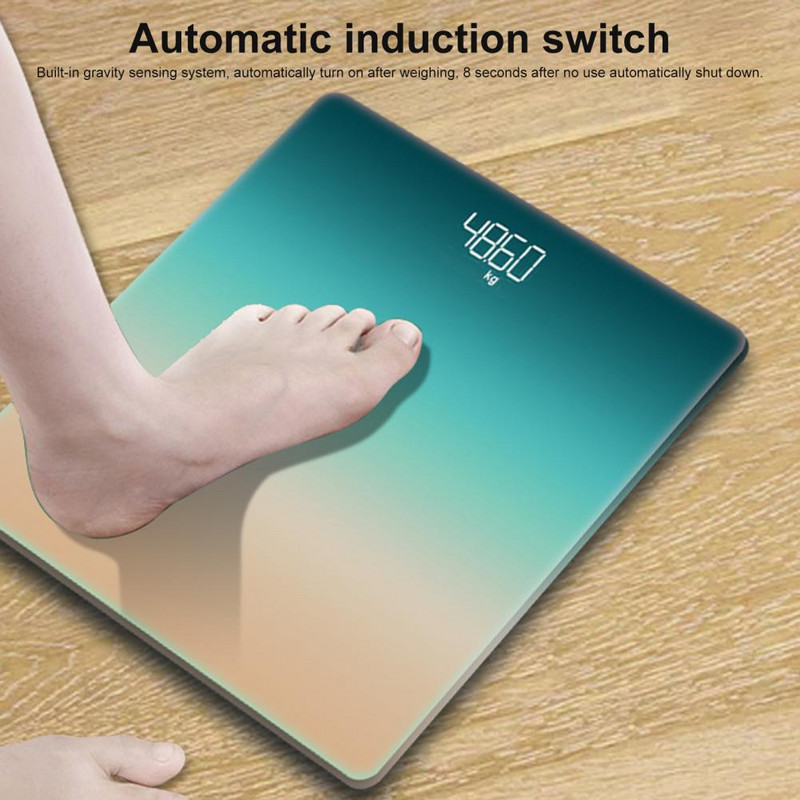 Mūsdienīgi elektroniski svari ar spēcīgu slodzi nesošā grīda digitālie svari LED displejs vannas istabas elektroniskie ķermeņa svara svari