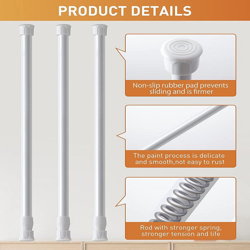 Podesiva garnišna Organizator ormara Karniše za tuš bez bušenja Teleskopska spavaća soba Ormar Vješalica za odjeću