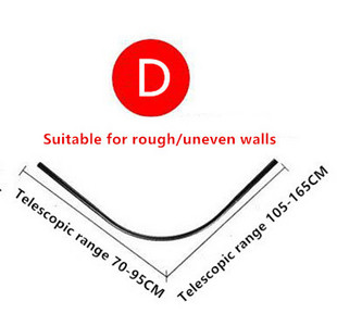 Izvelkams, izliekts dušas aizkaru stienis, melns L formas nerūsējošā tērauda dušas aizkaru stangas bez perforatora vannas istabas aizkaru sliede