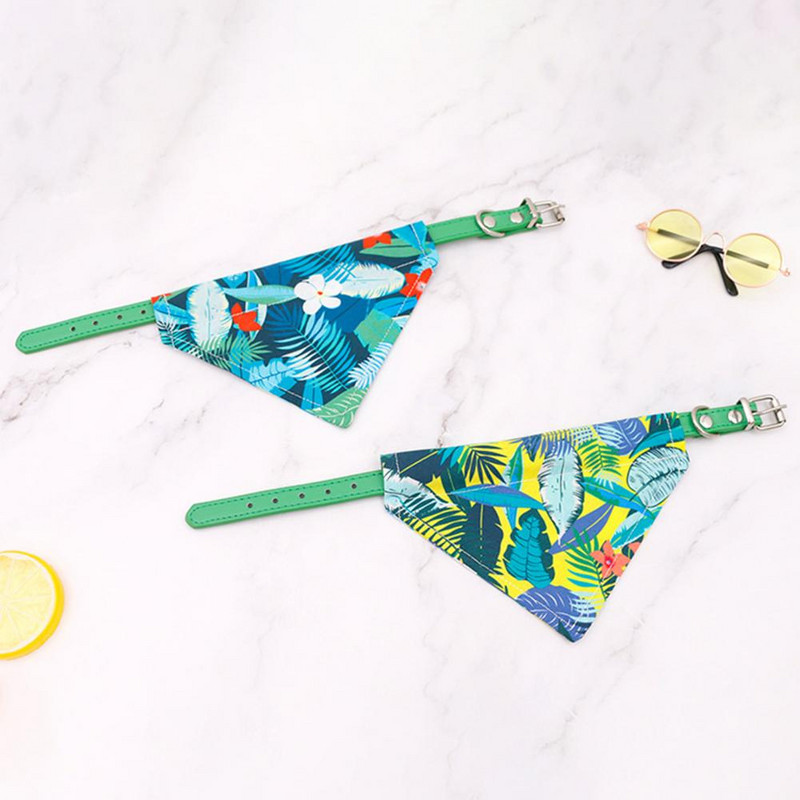 Mājdzīvnieku suņu kaķi Bandana Bib Regulējams Šalle Bib Trīsstūris Pārsējs Apkakles Priekšautiņš suņiem Kaķiem Kakla lakats Siekalu priekšautiņš Mājdzīvnieku aksesuāri